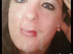 Cumshot Facial Masturbation 